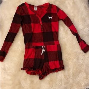 Victoria’s Secret VS PINK Long Sleeve Short Onesie